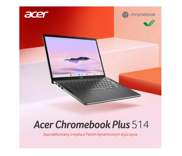 Acer Chromebook Plus 514 Google AI laptop R5-7520C/8GB/256/Chrome - 1192830 - zdjęcie 10